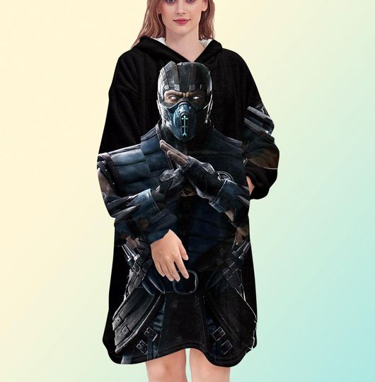 Mortal Kombat 11 - Sub Zero Blanket Hoodie