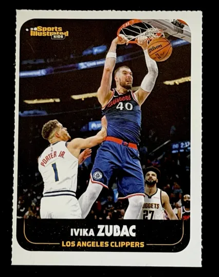 Discover IVIKA ZUBAC 2025 Sports Illustrated for Kids SI #2011 NBA LA Clippers