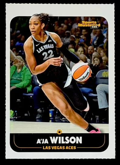 Discover A’JA WILSON 2026 Sports Illustrated for Kids SI WNBA Las Vegas Aces NM+