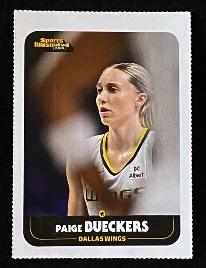 Discover PAIGE BUECKERS WNBA RC 2025 Sports Illustrated SI for Kids WNBA Dallas Wings NM+