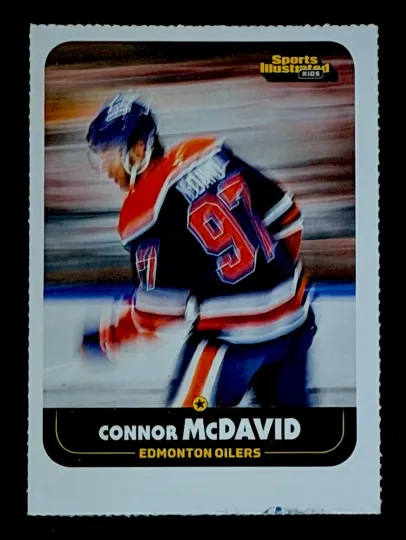 Discover CONNOR McDAVID 2025 Sports Illustrated for Kids SI CANADA Edmonton Oilers