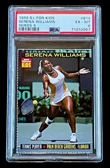 Discover SERENA WILLIAMS ROOKIE 1999 Sports Illustrated SI For Kids #814 Tennis WTA PSA 6
