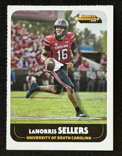Discover LANORRIS SELLERS ROOKIE 2025 Sports Illustrated for Kids SI SC Gamecocks NM+