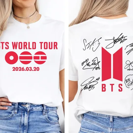 Limited BTS Concert 2026 Shirt For Army, BTS World tour 2026 Sweatshirt, Bangta