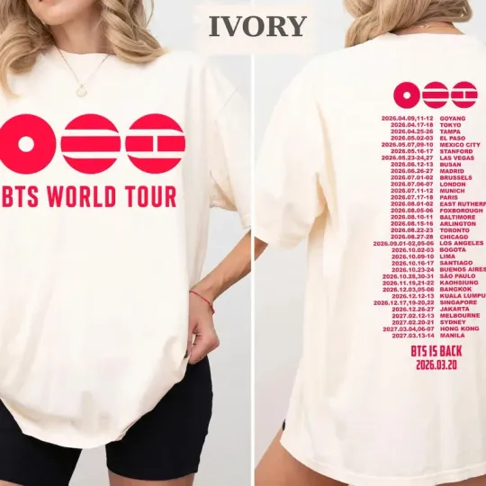 BTS World Tour 2026 Shirt, BTS Concert 2026 Shirt, Army Fan Gift, Bangtan Comeb