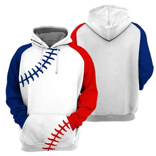 Discover 3D Printed Baseball Hoodie