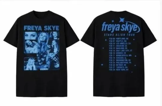 Discover Freya Skye T-Shirt, Stars Align Tour Dates 2026 Shirt, Music Fan Apparel