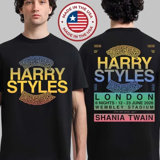 Discover Harry Together Together Tour 2026 London UK Unisex T-Shirt