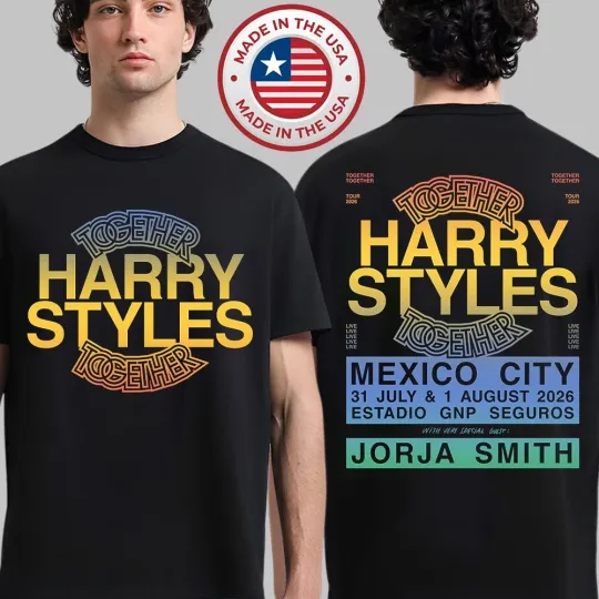 Discover Harry Together Together Tour 2026 Mexico City T-Shirt