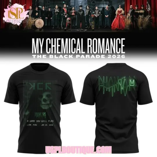 My Chemical Romance Phantom World Tour 2026 Shirt