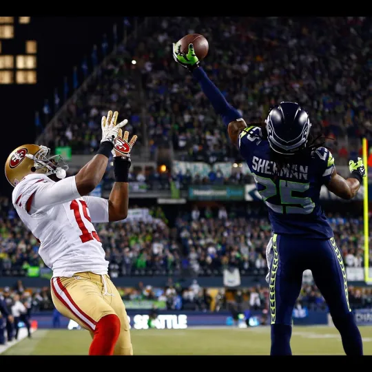 Discover Richard Sherman Poster Wall Art Home Decor Photo Prints 16x16, 20x20, 24x24"