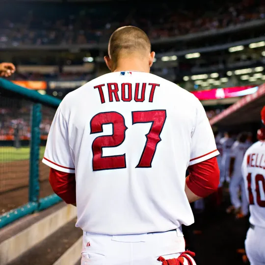 Discover Mike Trout Poster Wall Art Home Decor Photo Prints 16, 20, 24"