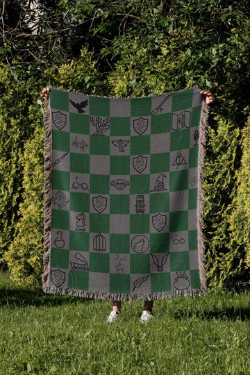 Discover Serpent House Blanket | Wizard Pride Throw | Dark Wizard Decor & HP House Gift | Snake  Tapestry