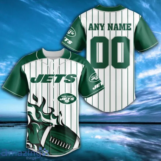 Discover Custom Name football New York Jets Specialized Design In Baseball Jersey