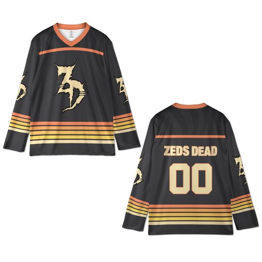 Discover Zeds Dead Rave Jersey, Vintage Hockey Shirt, Dubstep Vibes EDM Festival Outfit