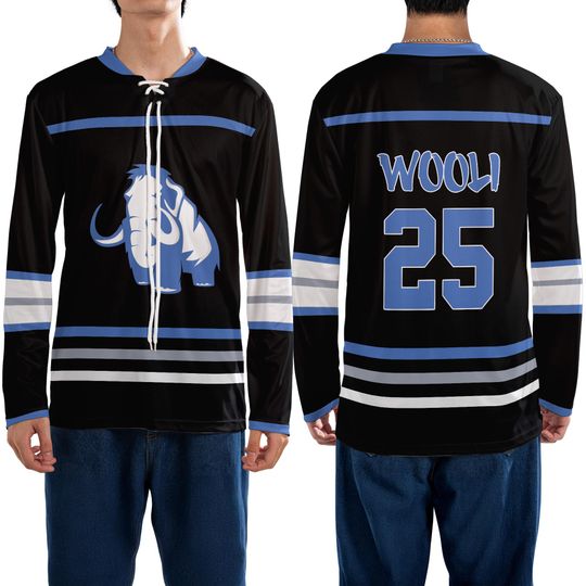 Discover Mammoth Rave Jersey, EDM Festival Hockey Shirt, Basswear for Music Lovers