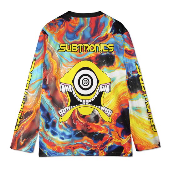 Discover Subtronics Rave Jersey, Cyclops Hockey Shirt, Psychedelic Bass Music Festival Outfit