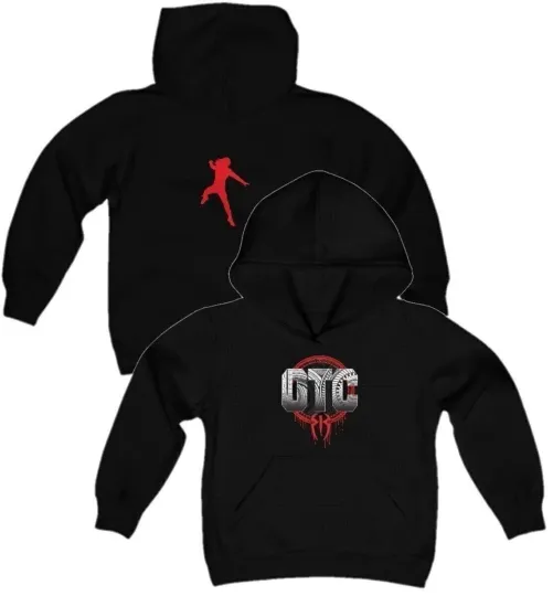 Roman Reigns Tribal Chief OTC Kids Youth Black Pullover Hoodie