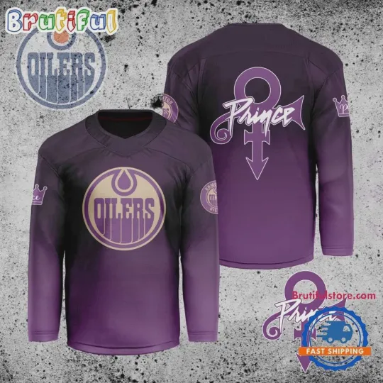 Edmonton Oilers Prince Night Hockey Shirt Hockey Fan Gear