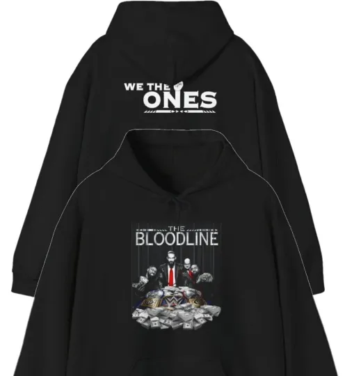 Bloodline Roman Reigns & Usos Double Sided Hoodie Black Sweatshirt