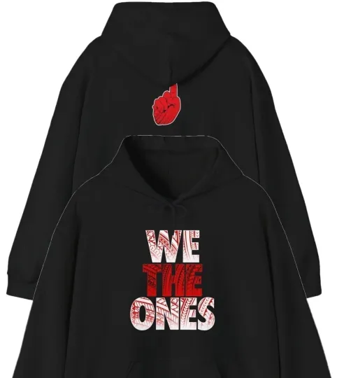 Bloodline We The Ones Roman Reigns Double Sided Hoodie Black Sweatshirt