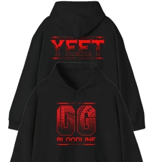 Roman Reigns OG Bloodline Double Sided Hoodie with Jey Uso and Sami Zayn Graphics