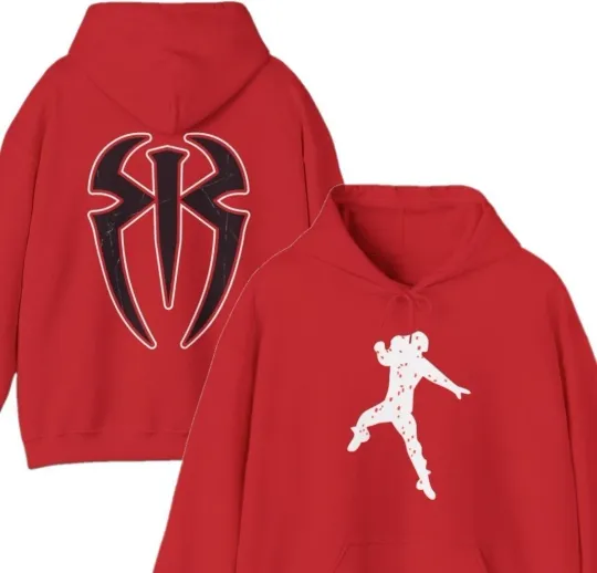 Air Roman Reigns Superman Punch Red Double Sided Hoodie