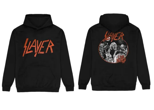 Discover Slayer Live Undead Double Sided Hoodie