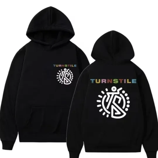 Discover Turnstile Graphic Double Sided Hoodie