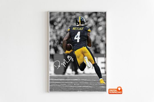 Discover Dk Metcalf Poster Poster Signed Football Poster,  Digital Download