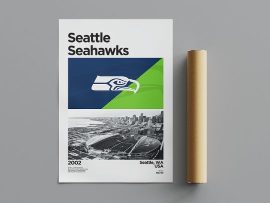 Discover Lumen Field Stadium Poster, Minimalist Poster, Sports Poster, Wall Art, Wall Decor, Premium Matte Vertical Posters, 4K Quality