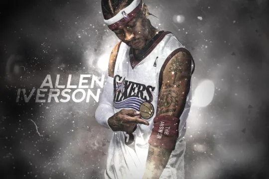 Allen Iverson Poster Wall Art Home Decor Photo prints 16x24, 20x30, 24x36"
