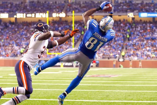 Discover Calvin Johnson Poster Wall Art Decor Photo Prints 16x24, 20x30, 24x36"