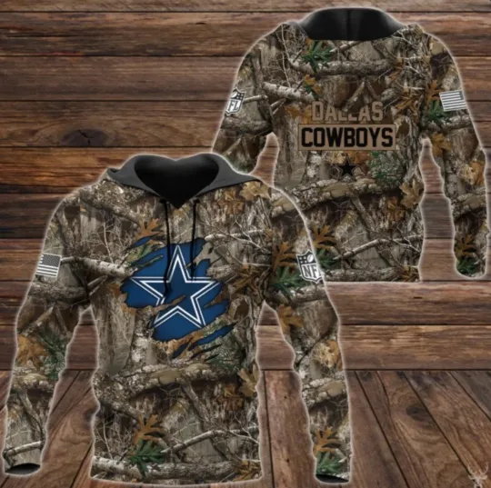 Dallas Cowboys 3D Hoodie Football Team Unisex