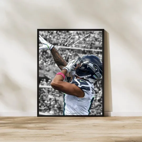 Jaxon Smith-Njigba Poster Seattle Seahawks football Football Wall Art All Sizes