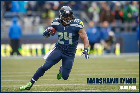 Discover Marshawn Lynch Beast Mode Seattle Seahawks Art Wall Room Poster - POSTER 20x30