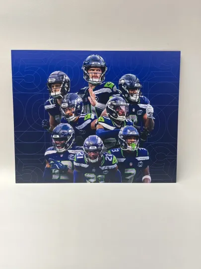 Discover SEATTLE SEAHAWKS 2025-2026 NFC Championship football Playoffs POSTER vs Rams