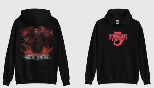 Stranger Things Season 5 Graphic Hoodie Men Women