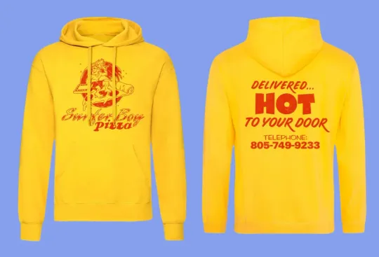 Stranger Things Surfer Boy Hoodie Gildan