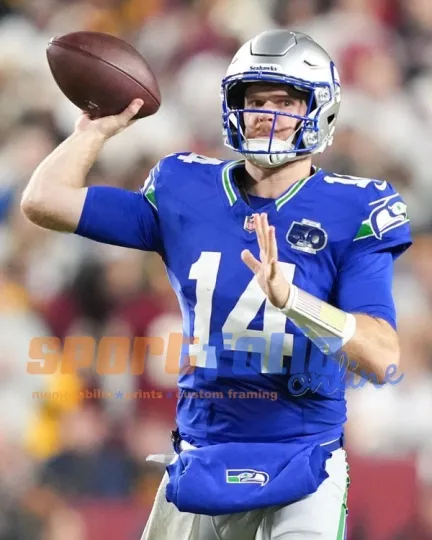 Discover Seattle Seahawks SAM DARNOLD Glossy 8x10 Photo Football Print Poster