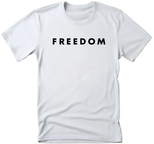 Discover Freedom Charlie Kirk White Unisex T-Shirt