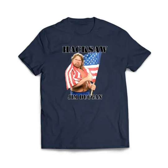Discover Hacksaw Jim Duggan USA WWF Wrestling T-Shirt Classic Tee