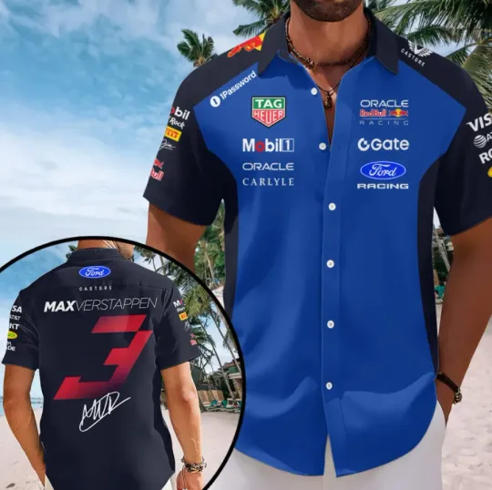 Discover Red Bull1 Racing 2026 Hawaiian Shirt Fullsize Xs-5Xl