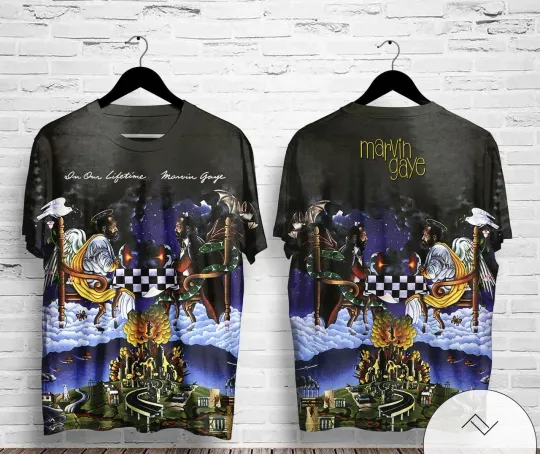 Marvin Gaye In Our Lifetime Album Cover 3D T-Shirt