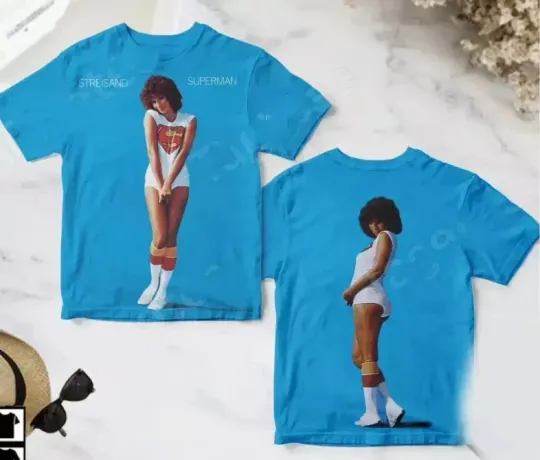 Barbra Streisand Superman Album Cover 3D T-shirt