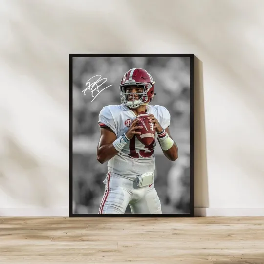 Tua Tagovailoa II Poster Miami Football Wall Art Print All Sizes