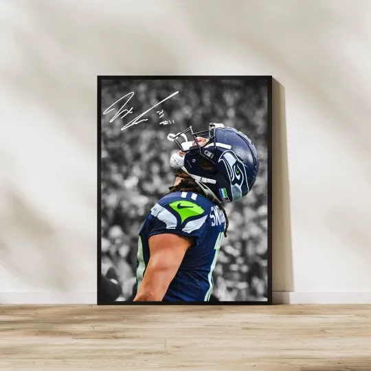 Discover Jaxon Smith-Njigba Poster Seattle Football Wall Art All Sizes Print