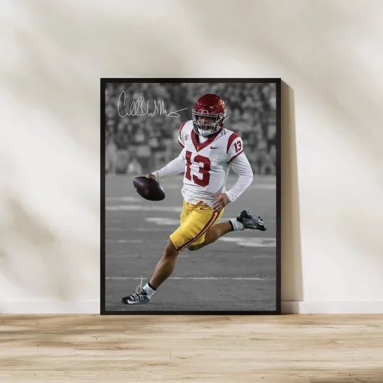 Discover Caleb Williams Poster Chicago Football Wall Art Sports All Sizes