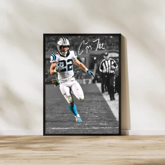 Discover Christian McCaffrey Poster San Francisco football Football Art All Sizes