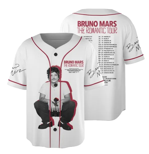 Discover The Romantic World Tour 2026 Baseball Jersey Concert Dates Music